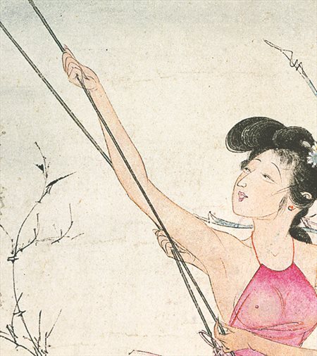 泉港-胡也佛的仕女画和最知名的金瓶梅秘戏图